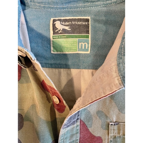 Camo S/S Button Up - Picture 3 of 3